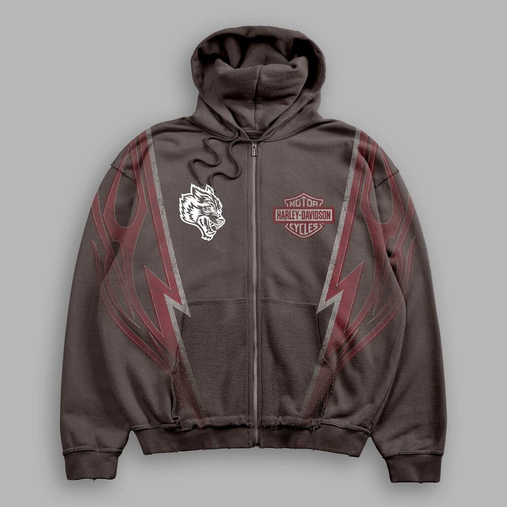 Harley-Davidson x Darc Sport Sold Out Zip-Up Hoodie Size XL